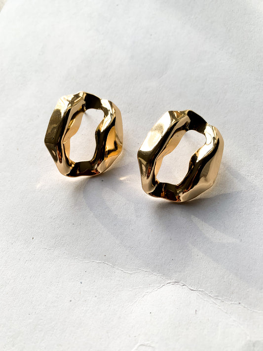 Sasha | Crinkle Earrings